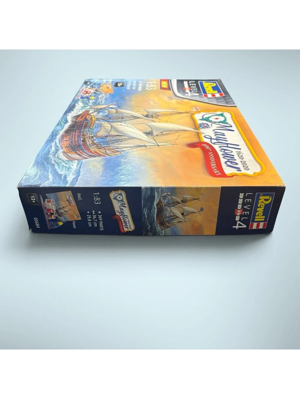 Revell 05684 Mayflower 400th Anniversary Model Kit 1:83 Scale Open Box
